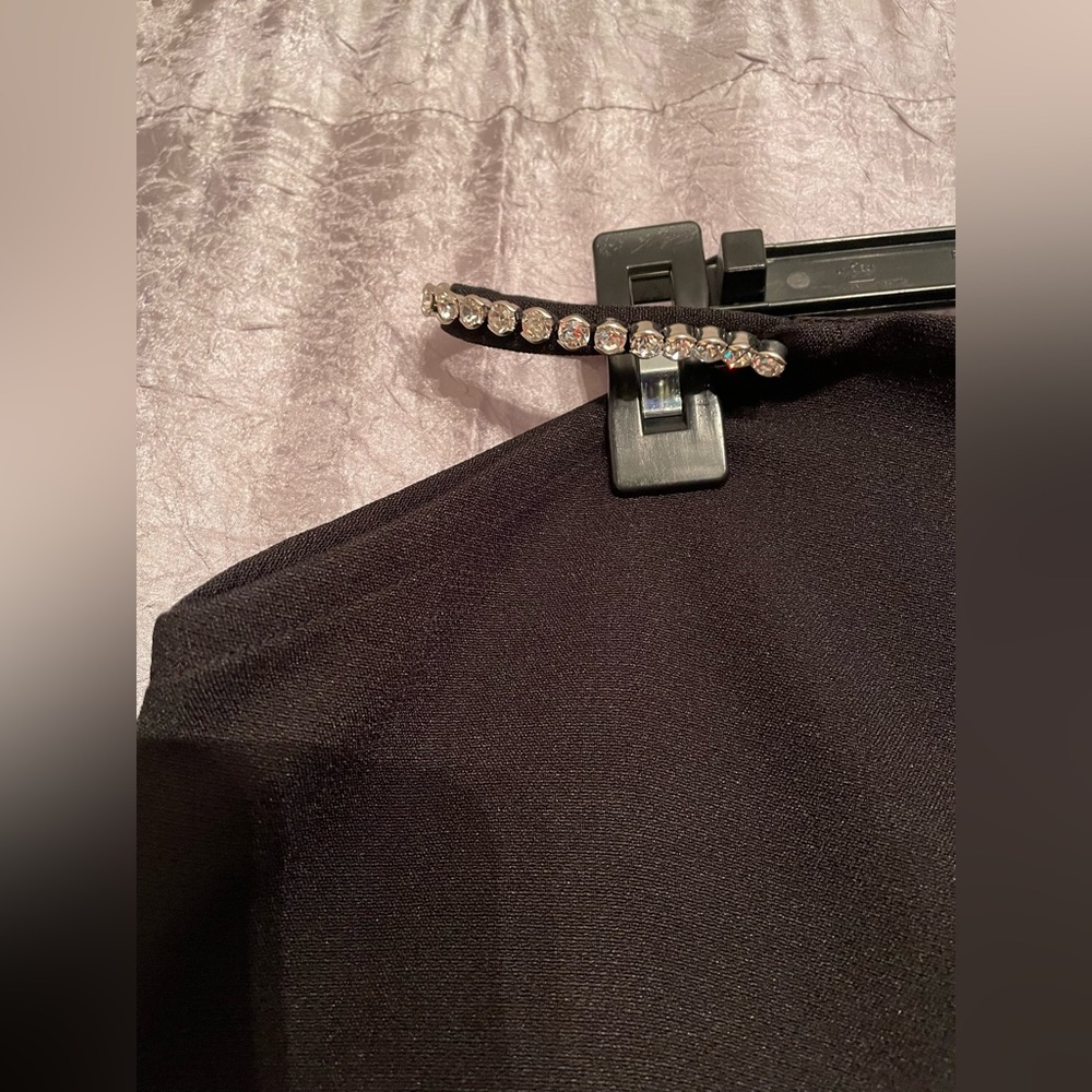 NWT Danielle Bernstein Y2K Black Sequin Cutout Pants - Picture 6 of 14